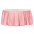 Pink Taffeta 132" Round Tablecloth