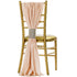 Wholesale 5pcs Pack of Chiffon Chair Sashes 19" x 72"