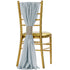 Wholesale 5pcs Pack of Chiffon Chair Sashes 19" x 72"