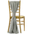 Wholesale 5pcs Pack of Chiffon Chair Sashes 19" x 72"