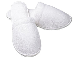 Wholesale Close Toe Microterry Spa Slippers