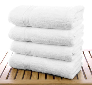 Wholesale 100% Cotton Eco White Bath Towel