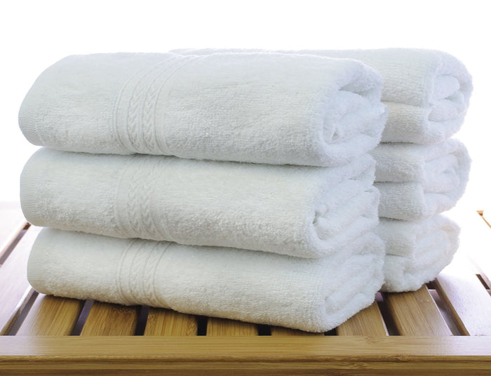 Wholesale 100% Cotton Eco White Hand Towels