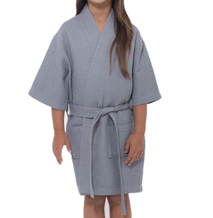 Waffle Kimono Kid's Robes