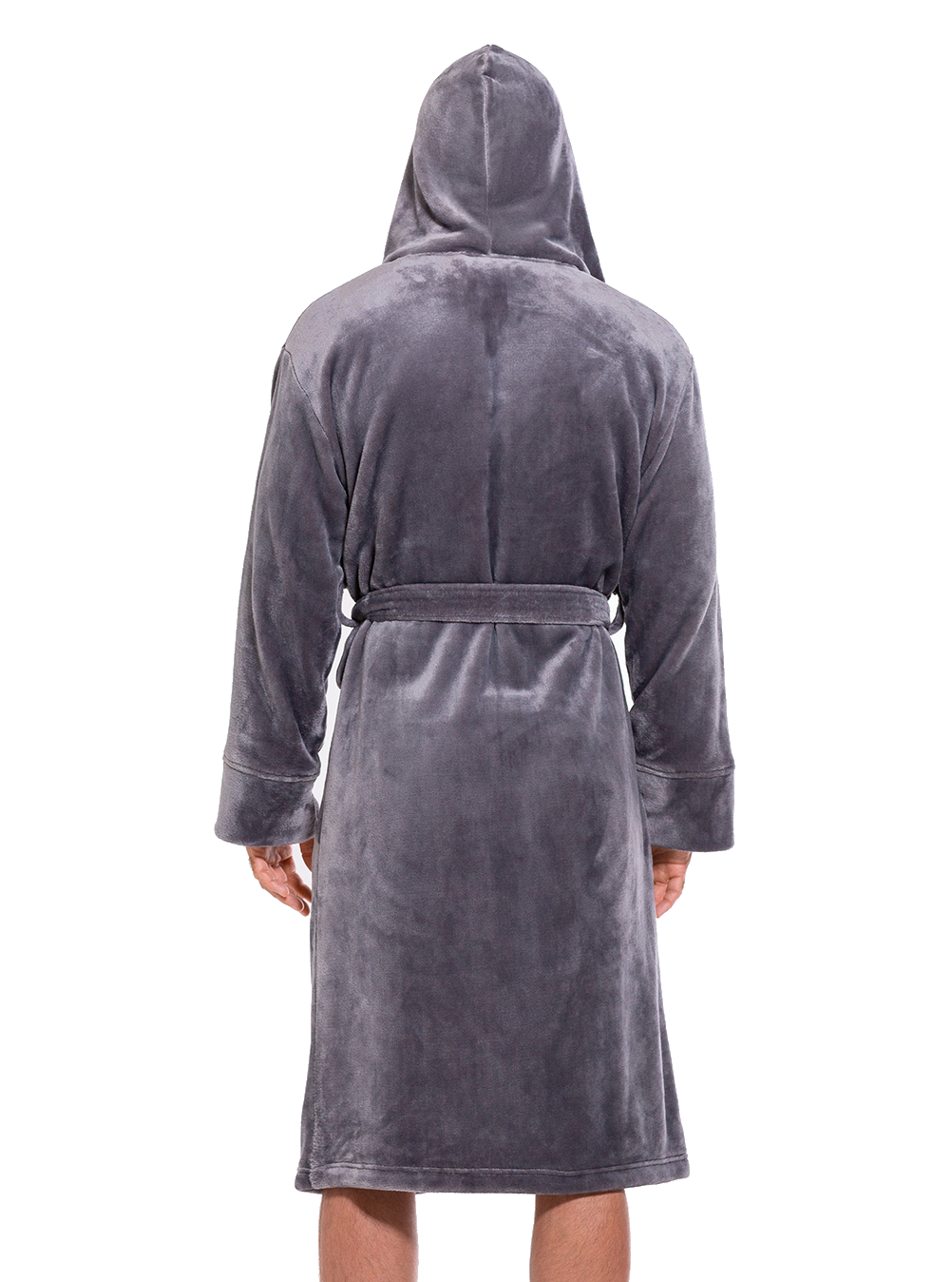 Mens plush best sale robe with hood