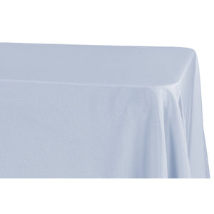 90"x132" wholesale Grey Oblong Polyester Tablecloth