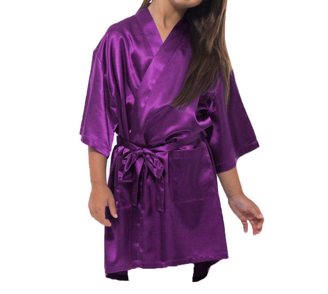 Satin Kimono Kid's Robes
