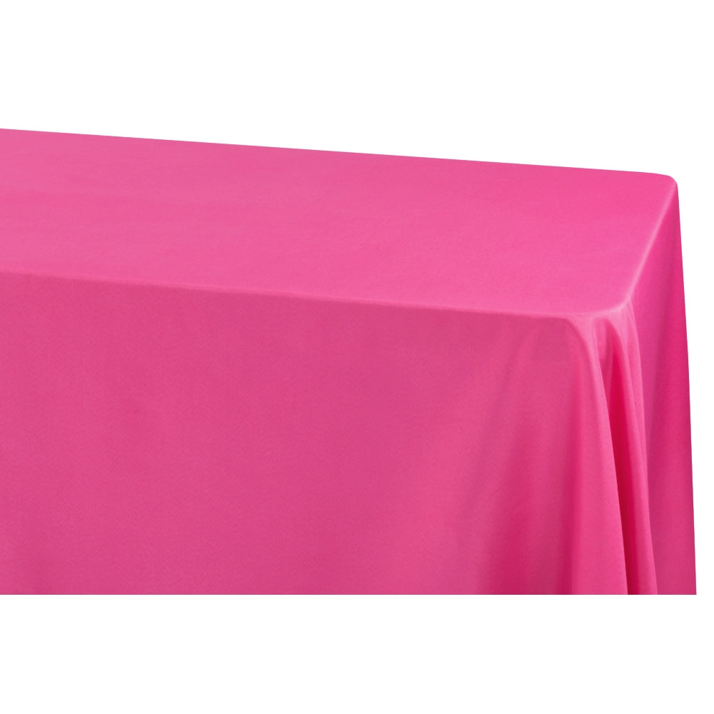 Pink wholesale Oblong Polyester Tablecloth