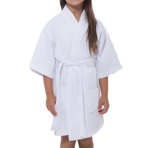 Waffle Kimono Kid's Robes