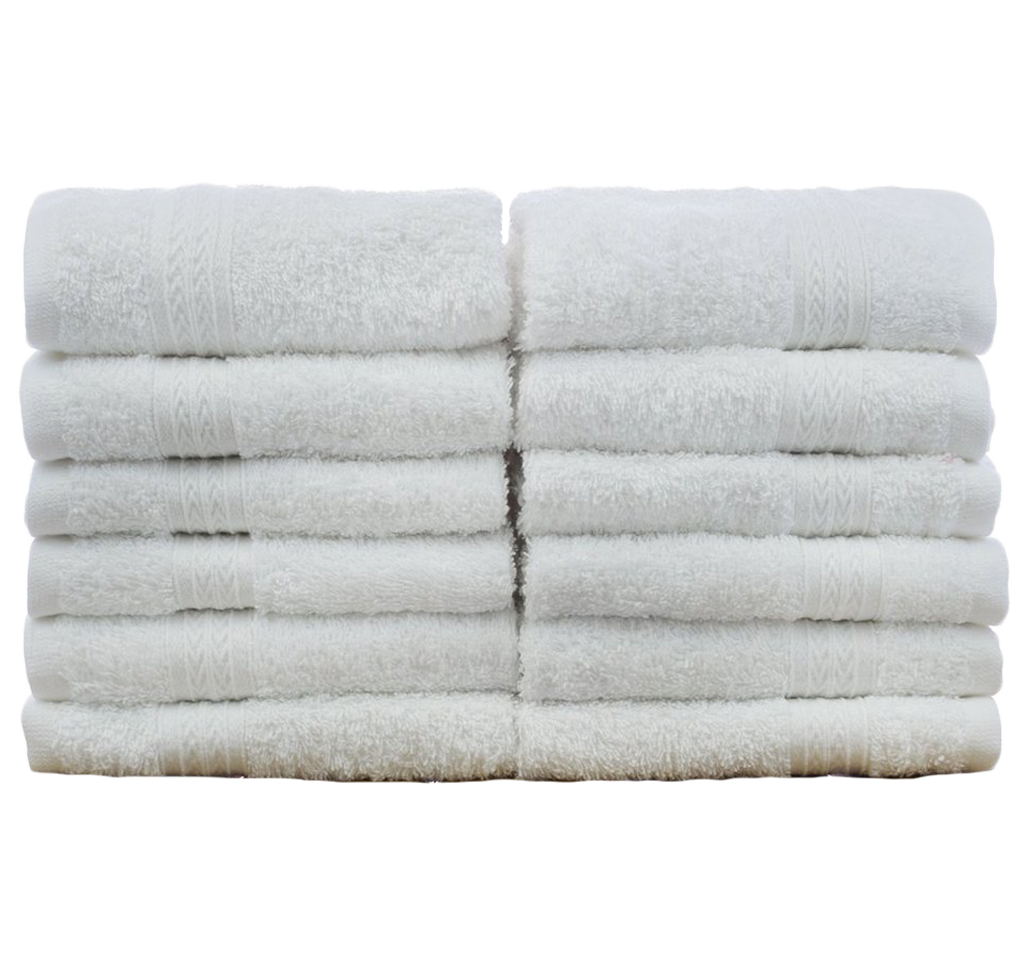Wholesale 100% Cotton Eco White Washcloths