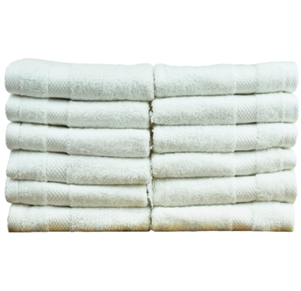Wholesale Turkish Cotton Honeycomb Border Washcloth - 12 Pack (Dozen)