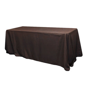 Brown wholesale Oblong Polyester Tablecloth